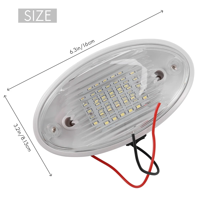 12V LED Light With Switch Caravan Motorhome Boat Awning Annex Tunnel Boot