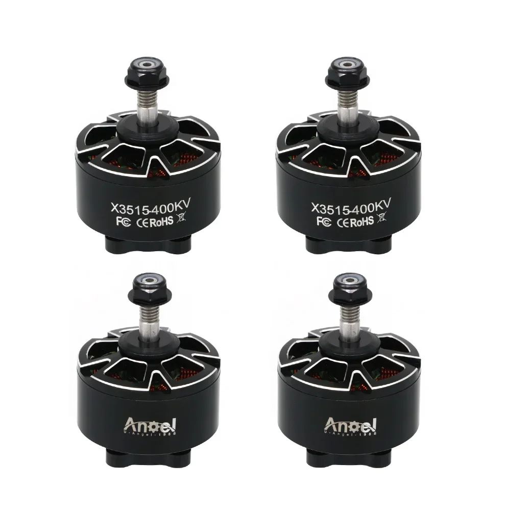 RoRuS4pcs UAngel 3515 X3515 400kv 580kv 700kv Brushless Motor For Outrunner Multirotor Quadcopter More Stable RC FPV Drone Parts