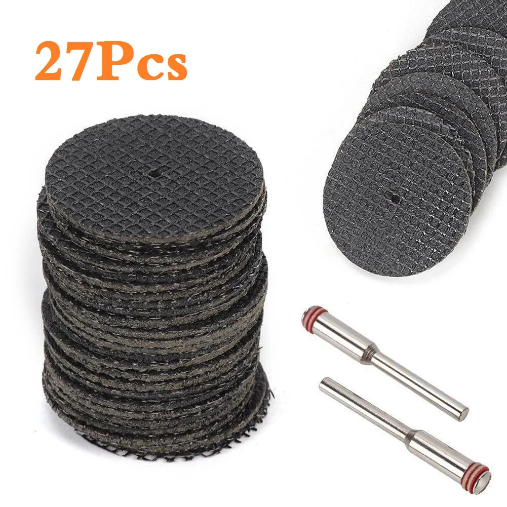 

Hot New Reinforced Cut-Off Wheel Cutting Discs Mandrel Replacement 27* 27X 27pcs Fiberglass Kit Parts Rotary Saw