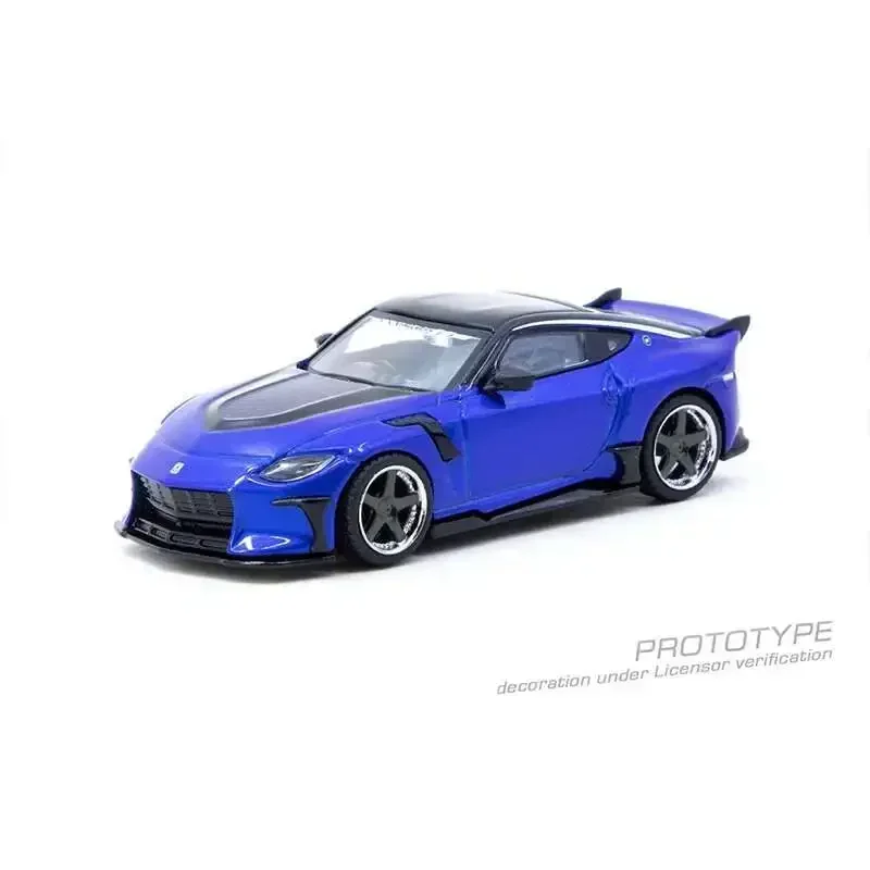 

Tarmac Works 1:64 Nissan VeilSide FFZ400 Fairlady Z Blue, литая под давлением модель автомобиля, коллекция игрушек TW