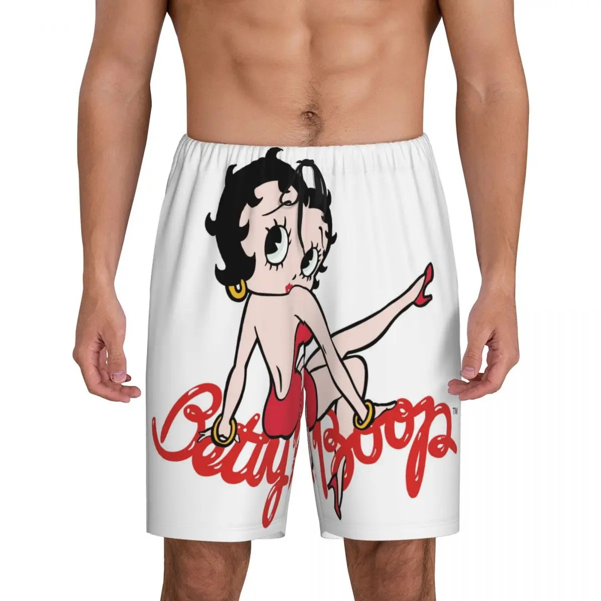 

Мужские пижамные шорты Custom Cartoon Girl Bettys 3: домашние шорты для сна и отдыха