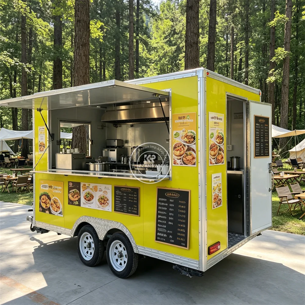 

Street Food Truck Mobile Coffee Truck Mobile Kitchen Trailer Concession Coffee Food Trailer Fully Equipped