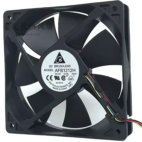 AFB1212H For DELTA 12025 120mm fan 120x120x25mm DC 12V 0.35A Computer CPU cooling fan