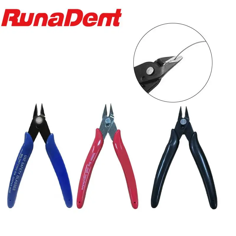 

Wire Cutters Electrical Cable Cutting Pliers Anti-Slip Mini Rubber Handle Diagonal Snips Flush Industrial Lock Pliers