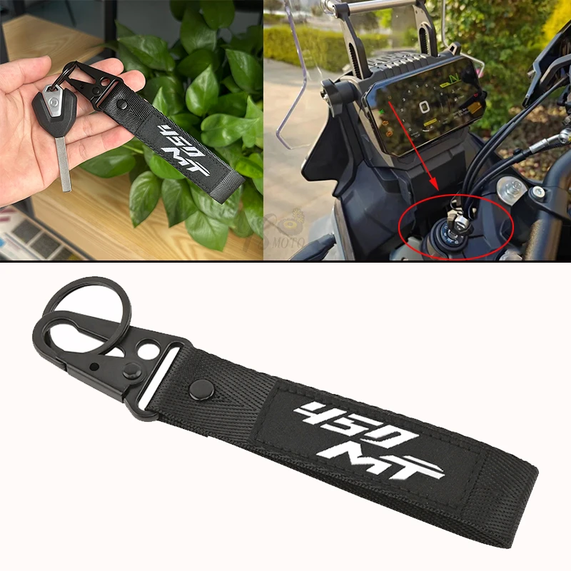 

For CFMOTO CF MOTO CF450MT 450MT 450 MT MT450 2024-2025 Motorcycle 3D embroidery keychain keyRing 450MT Accessories