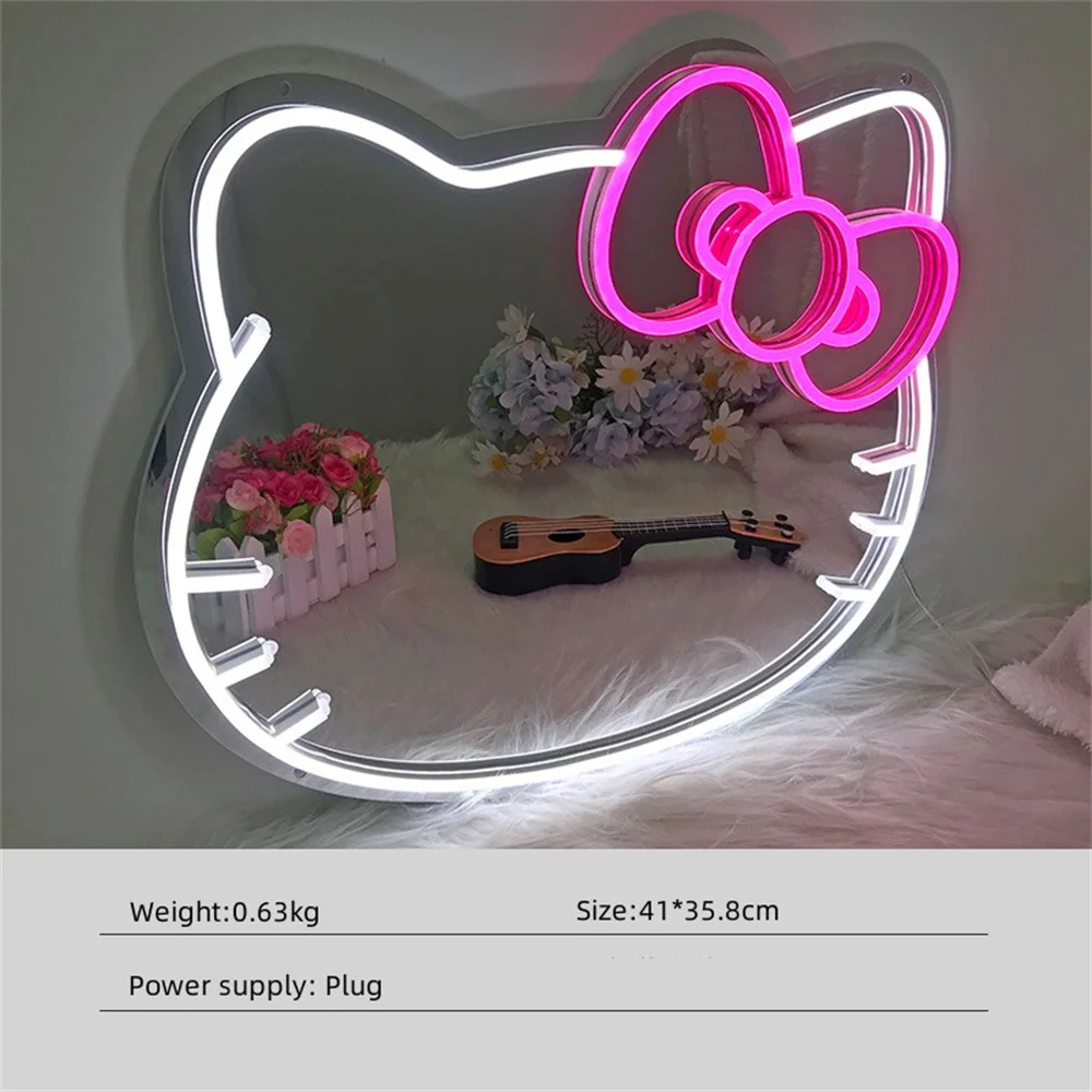 LED Night Light Mirror Neon Light Love Proposal Room Decoration Styling Light Atmosphere Letter Light