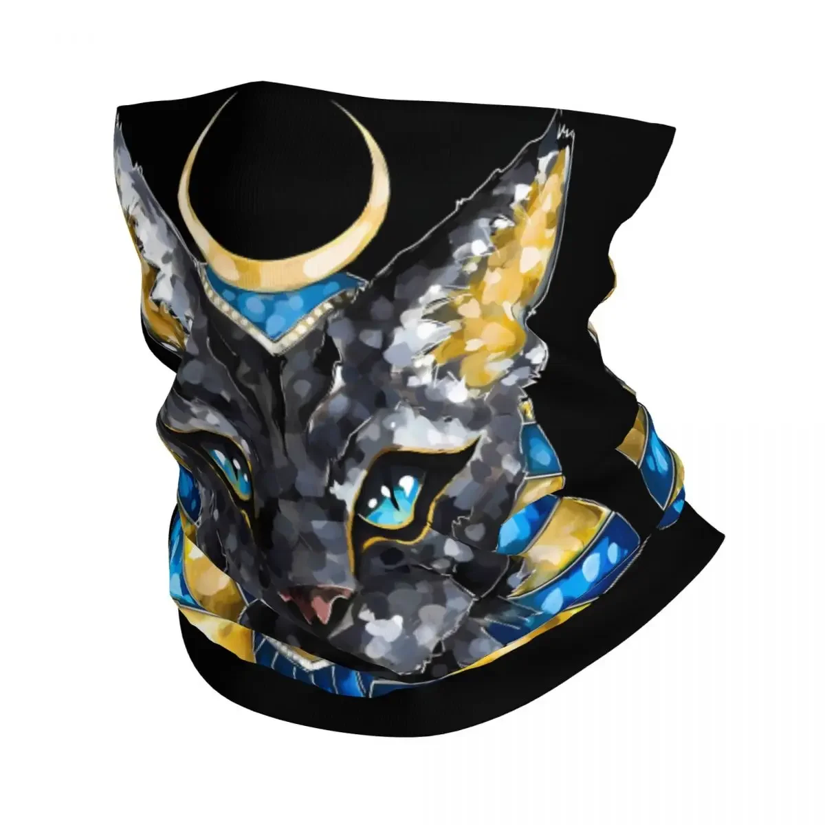 Ancient Egypt Art Scarf Neckerchief Neck Face Mask Polyester