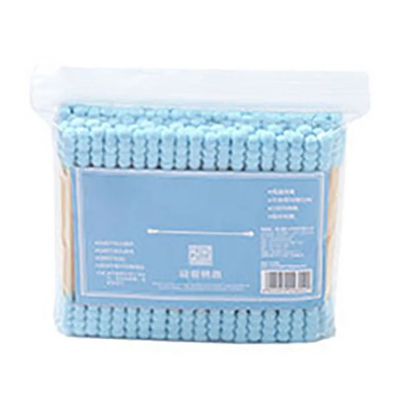 使い捨て綿棒,100色,女性と女の子のためのスワブ,メイクアップとメイクアップ用,ダブルヘッド,綿棒,クリーニングツール,ピース/パック