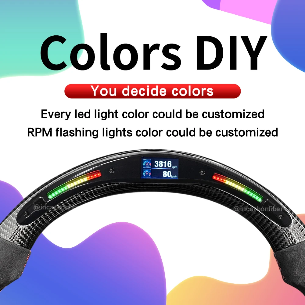 LED Display Steering Wheel Kit Universal Use OHC Motors Galaxy Model Classic Model