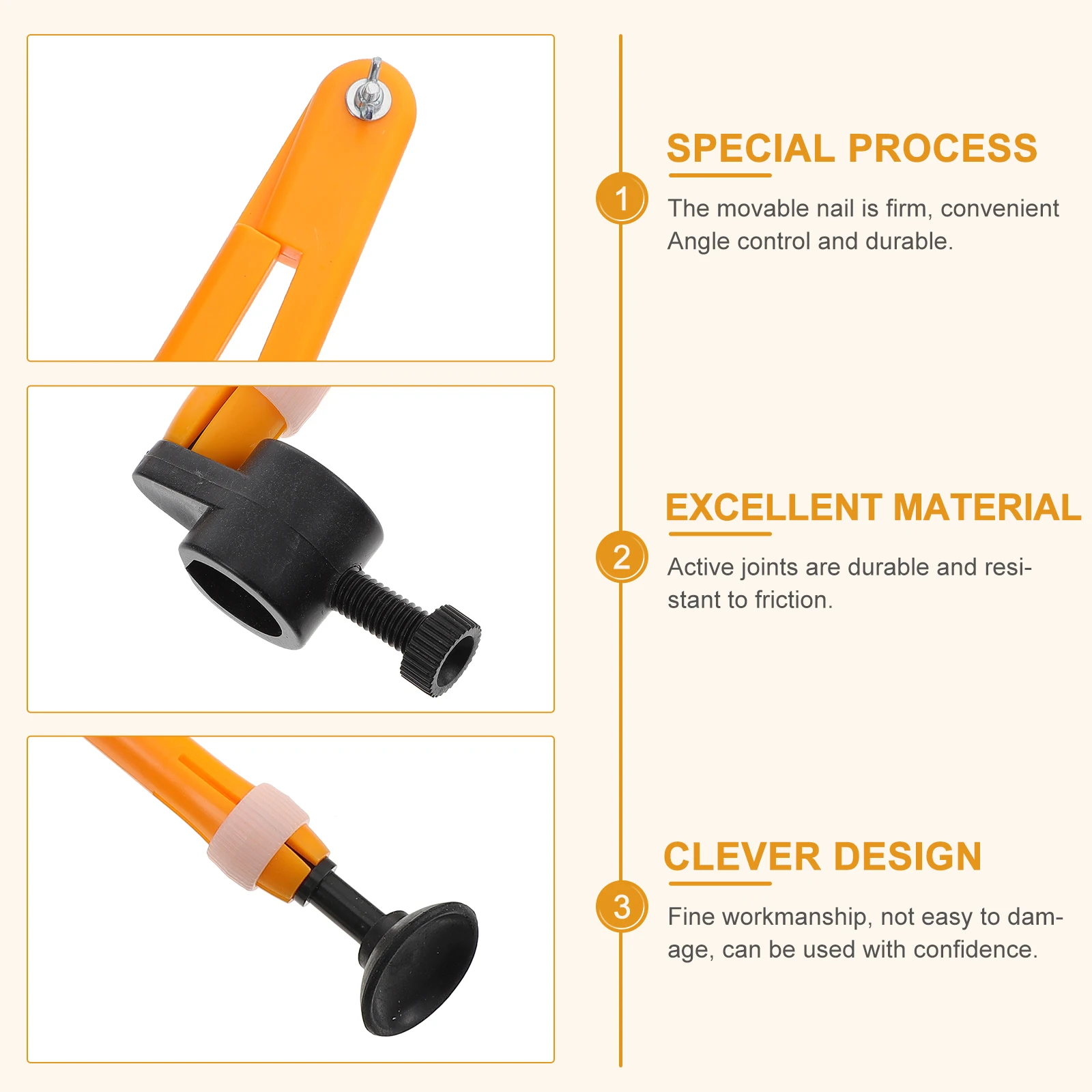 Alat Gambar Papan Tulis, Kompas Pengajaran Matematika, Kompas Plastik Serbaguna, Kompas Pengajaran untuk Guru