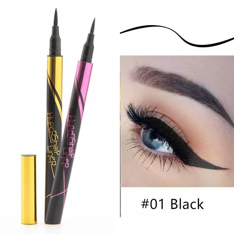 Smooth Matte Eyeliner Small Golden Pens Liquid Eyeliners Cat Styles Long-lasting Quick Drying Anti-sweat Waterproof Professional