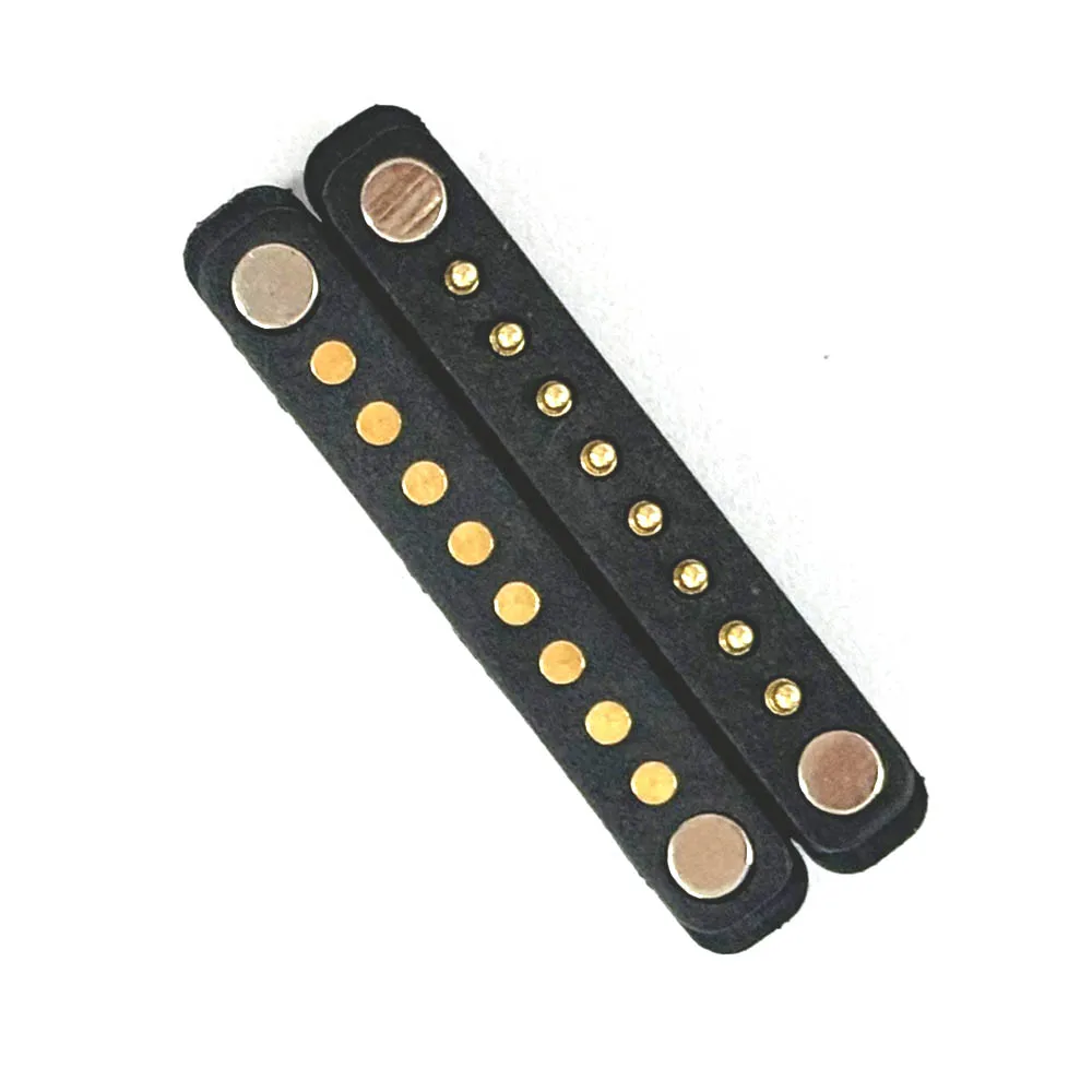 10sets 36V1A Magnetic Pogo Pin Connector 2Pin/10Pin Pogopin Male Female 2.54mm 2.8mm Spring Loaded DC Magnet Power Socket