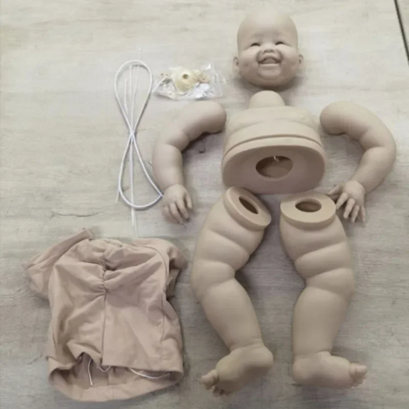 أجزاء دمية غير مكتملة غير مطلية مقاس 28 بوصة MinMin مجموعة دمية تولد من جديد بلون فارغ