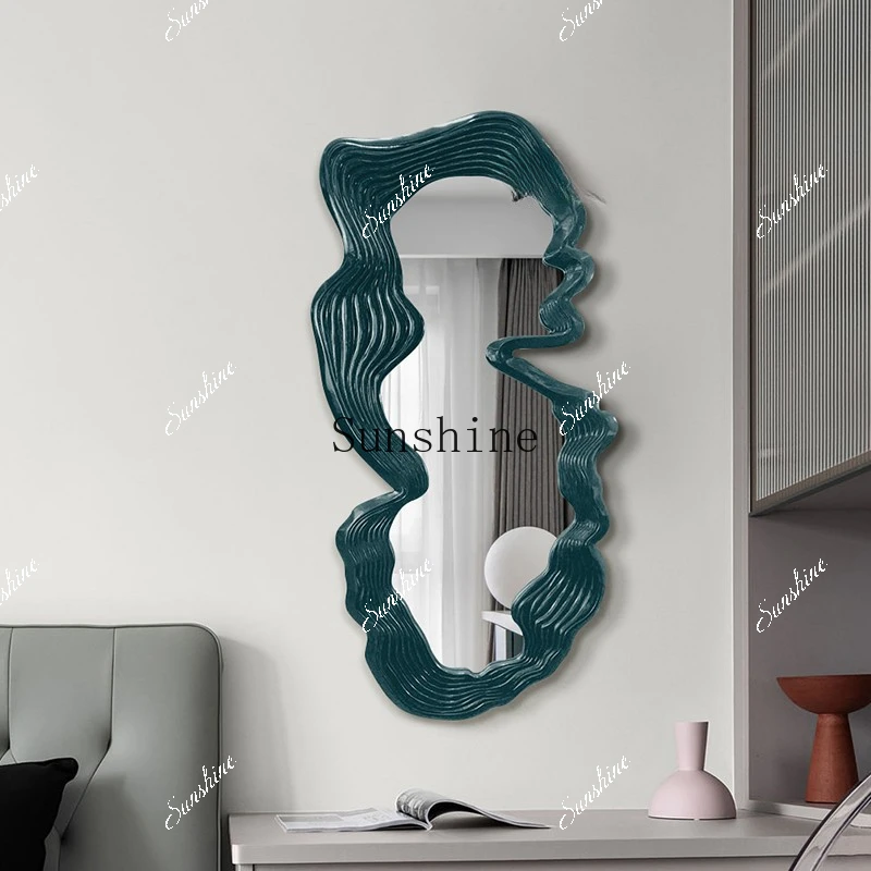 

Classical American art modeling wall hanging irregular creative decorative mirror FT