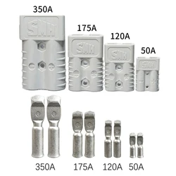 50A 120A 175A 350A 600V Plug Connector Double Pole Copper Contact 12V 24V Lifepo4 Solar Lithium Battery Quickly Connect Plug