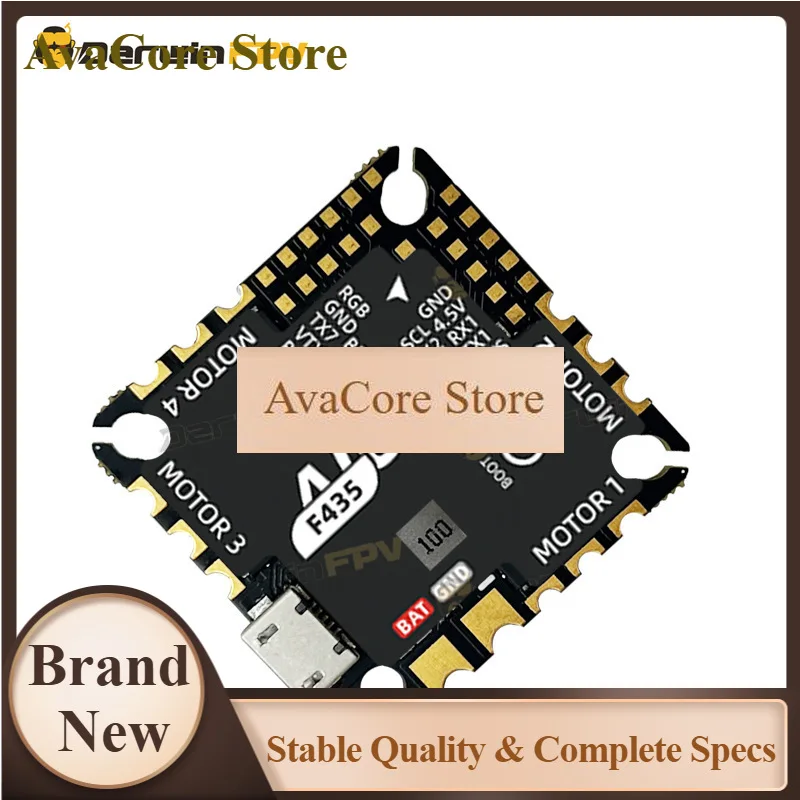 AvaCoreAIO F4 Flight Controller For Darwin FPV Drone With AM32 32Bit ESC AT32F435 Chip