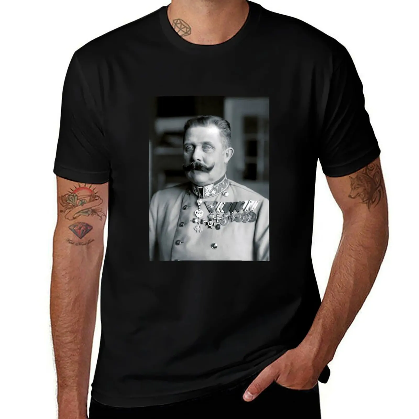 

Archduke Franz Ferdinand of Austria Portrait - 1914 T-Shirt plus size tops Short sleeve tee heavyweights tee shirts for men