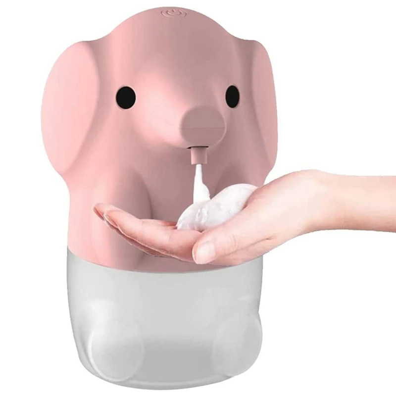 Dispenser automatico di sapone, Dispenser di sapone schiumogeno per bambini Touchless ricaricabile, Dispenser Touchless per animali carini