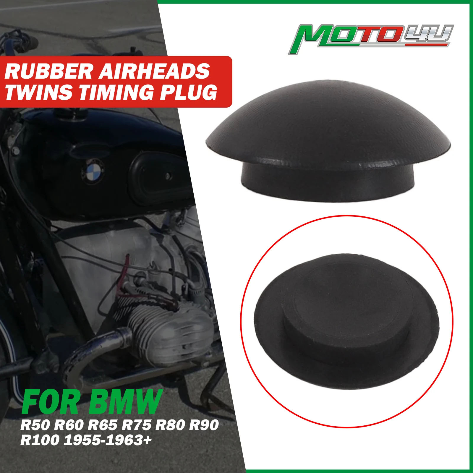 For BMW R50 R60 R65 R75 R80 R90 R100 R 50-100 1PC Rubber Airheads Twins Motorcycle Accessories Timing Plug New