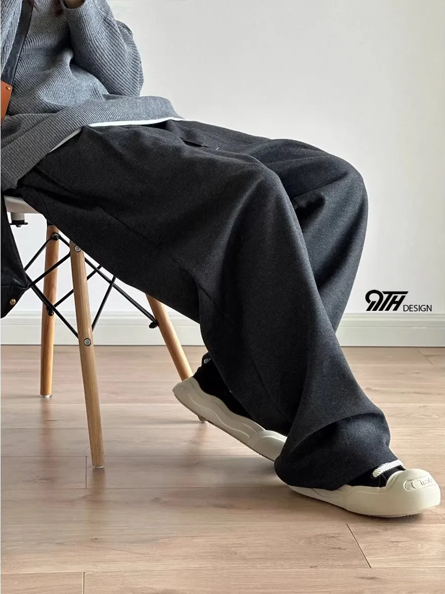 

Спортивные штаны с высокой талией и широкими штанинами, мягкие повседневные брюки прямого кроя для мужчин и женщин, осень-зима, ey Bla Fce Brued