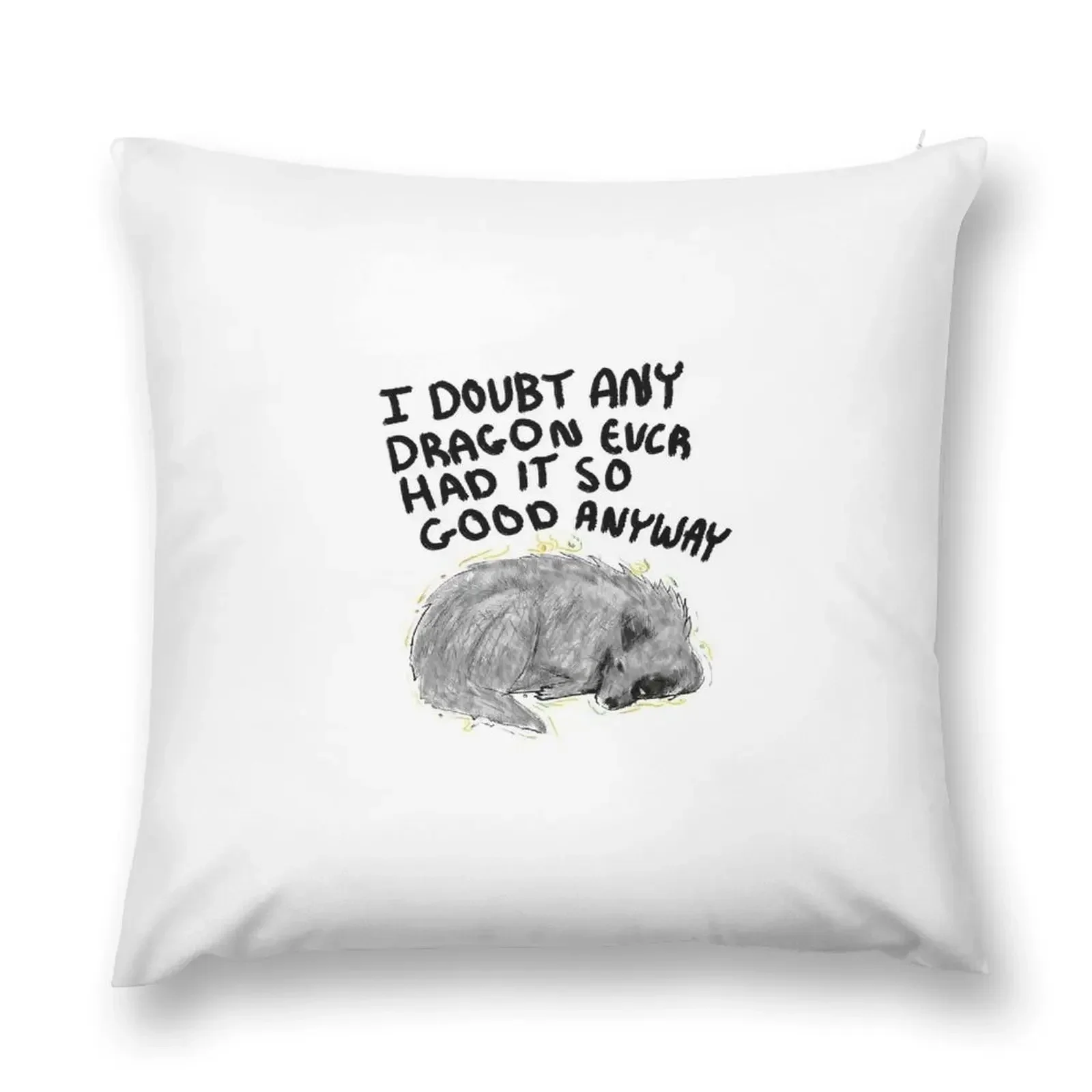 I Doubt Any Dragon Had it This Good Anyway - Stormlight Archive Throw Pillow home decor items Custom Cushion pillow