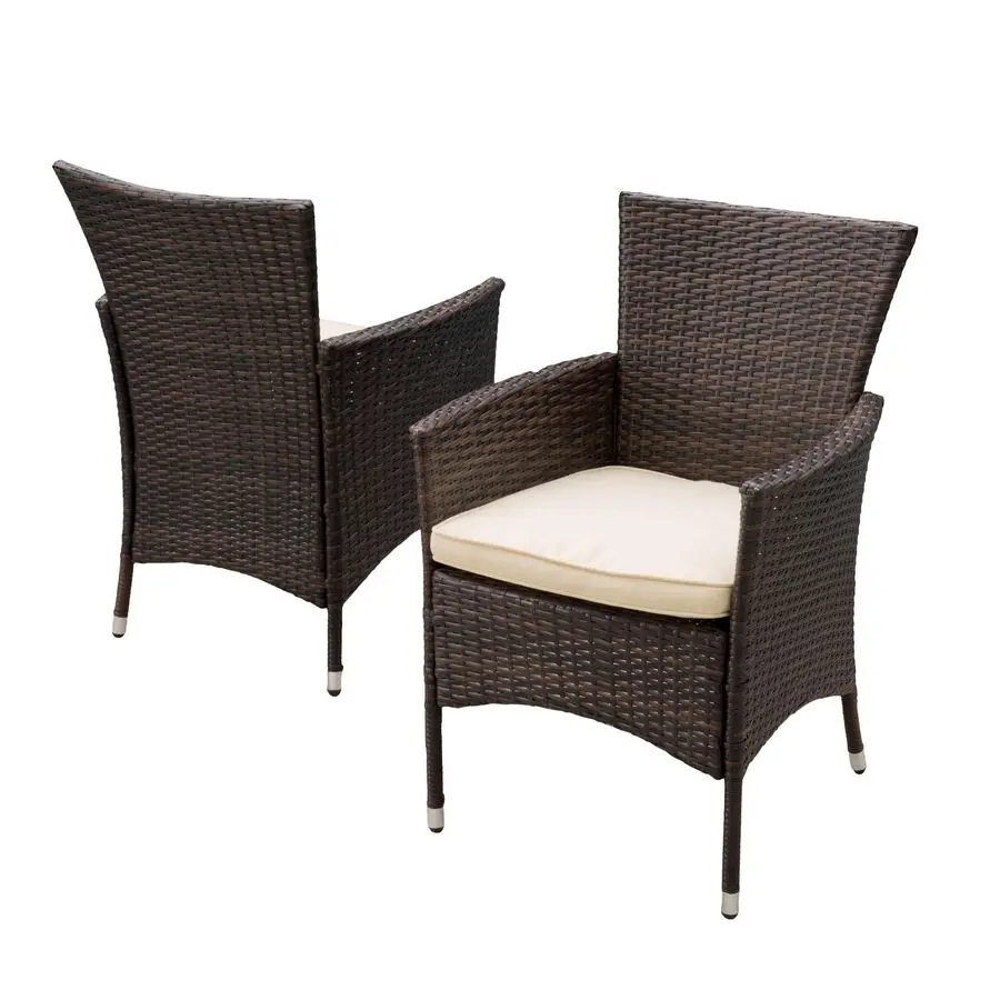 Malta Pe Wicker Dining Chair, Multibrown