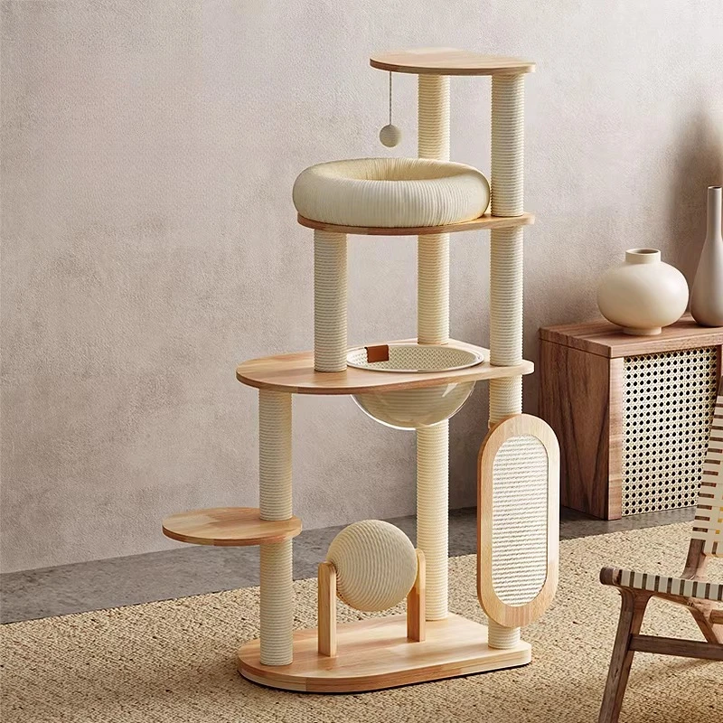 

Big Cat Special Scratching Board Nest Integrated Small Apartment Does Not Occupy A Household Cat Rack