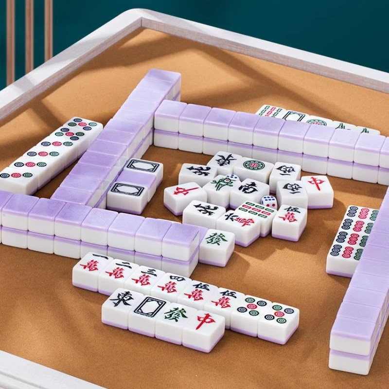 

Hand rubbing mahjong tiles for home use with high value