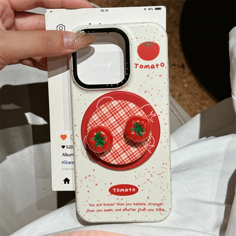 حافظة هاتف مغناطيسية لهاتف آيفون 16 برو 15 12 13 14 برو ماكس حافظة صلبة مع حامل حامل Magsafe لطيف 16Pro Funda