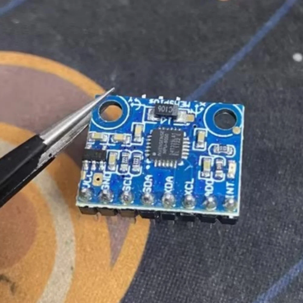 وحدة MPU-6050 جيروسكوب تسريع ثلاثي المحاور 6DOF GY-521 بروتوكول اتصالات IC القياسي