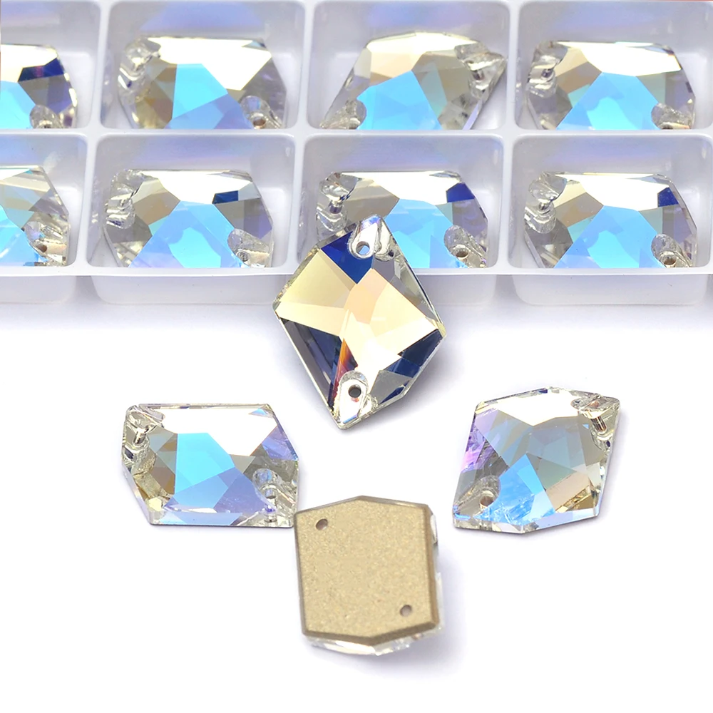Pubrilex Cosmic Aufnähbare Strasssteine Großhandel Glas Kristall Flache Rückseite Strasssteine zum Nähen für Handarbeiten, Kleidung, Fitnessanzüge, Kleider – Detail 20