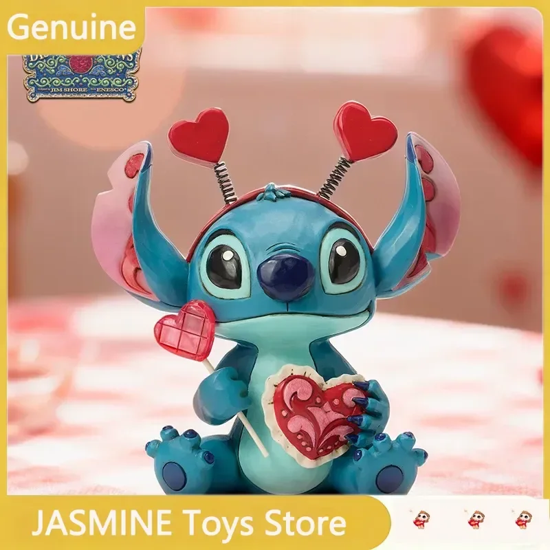 

Оригинальная игрушка Disney Stitch ручной работы ко Дню святого Валентина, украшение для комнаты, подарок-сюрприз на День святого Валентина