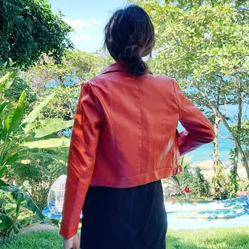 10 best sales Orangefarbene Jacke für Damen - №7