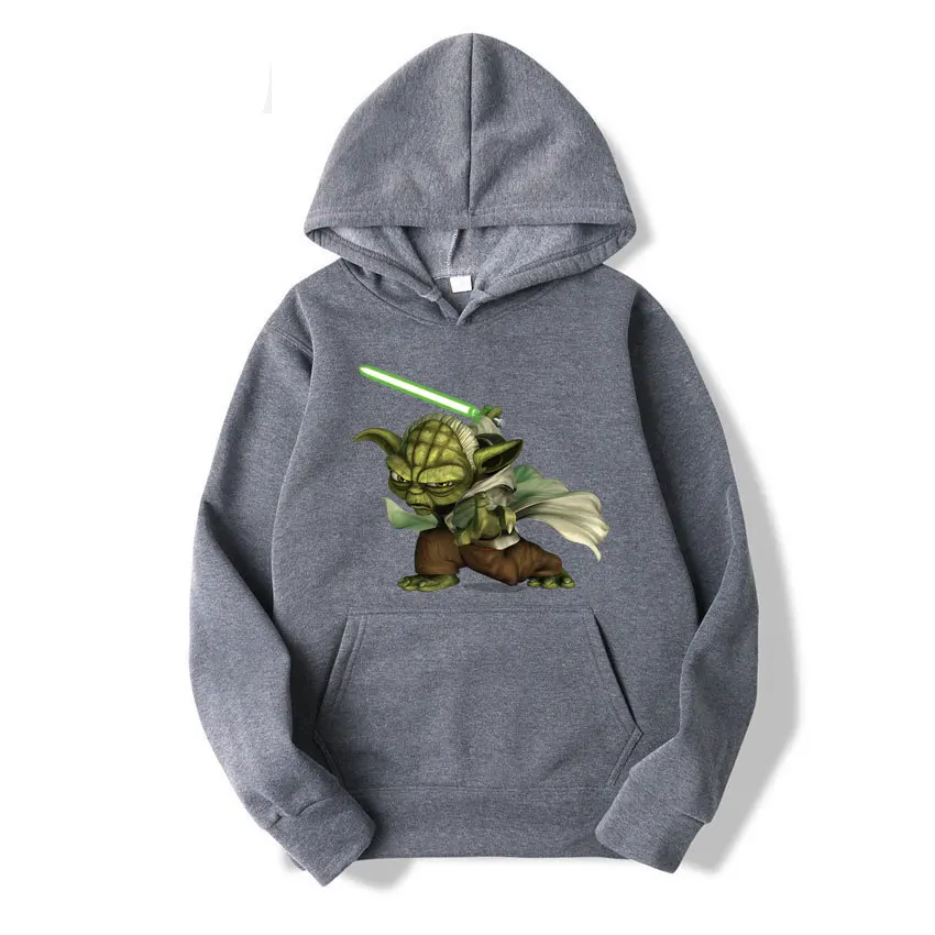 The Mandalorian Master Yoda Men Hoodie Spring Autumn 2024 Casual Women Sweatshirt Fashion Couple Oversized Clothes Pullover Tops