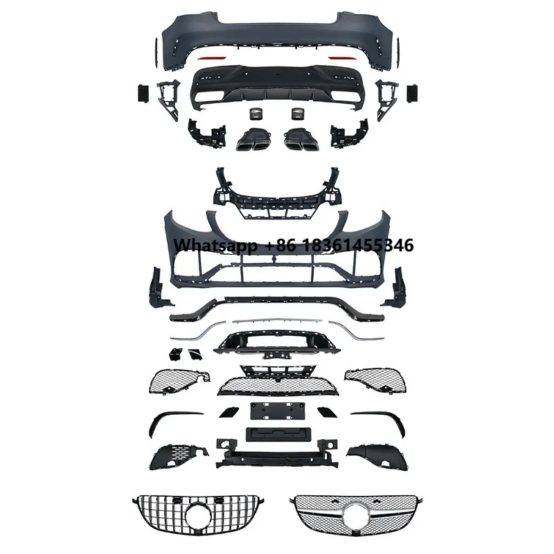 

For 16-19 C292 coupe upgrade GLE coupe63 bodykit c292 facelift gle coupe63 style conversion for c2Equipment Library