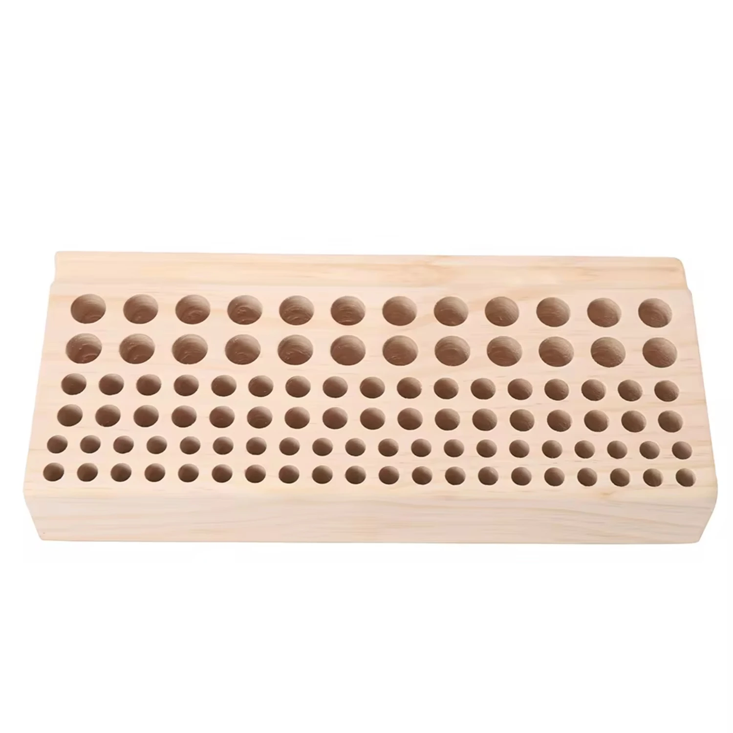 98 Holes Leather Craft Tool Wooden Rack Wood Punch Tool Stand Holder Organizer  Display Shelf