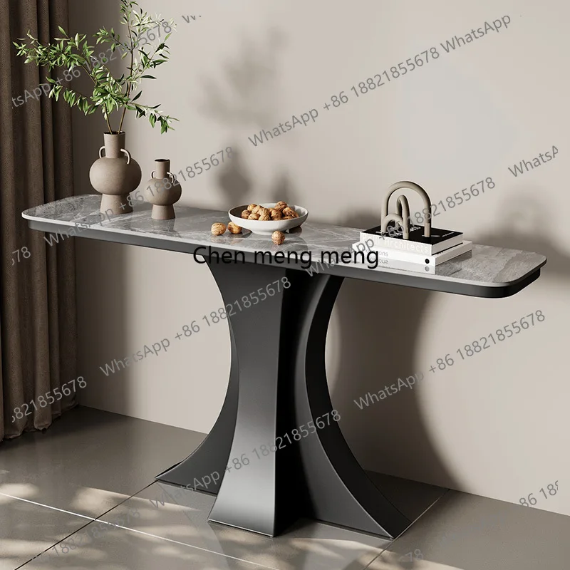 HR  Esthetics Hallway Console Tables Luxury Nordic Trendy Simple Console Table Modern Unique Console Meuble Living Room Furnitur