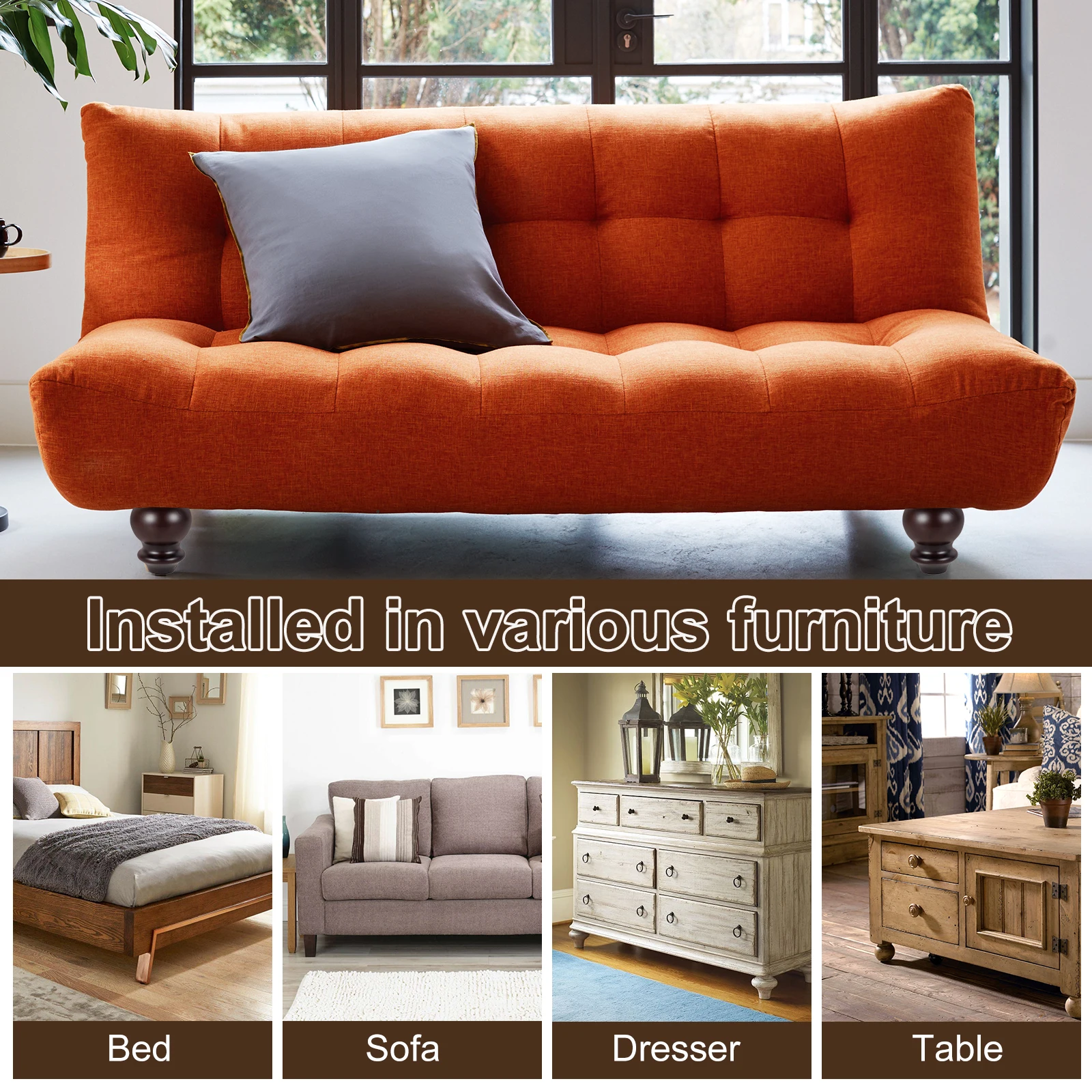 Набор ножек для мебели, однотонные аксессуары для стоек, высота 4 дюйма, деревянные ножки для журнального столика, телевизора, шкафа, 4 шт.