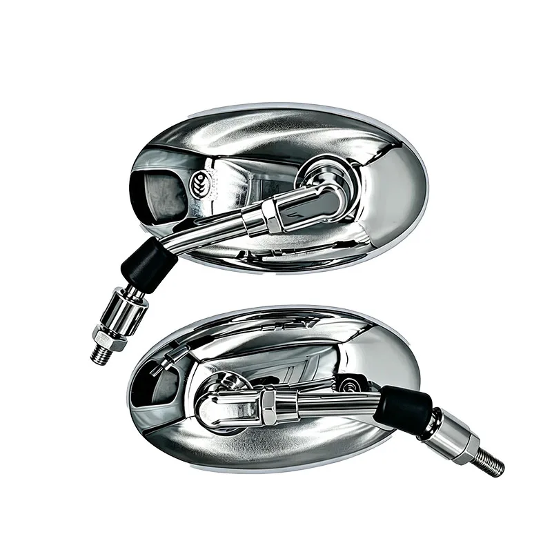 M10 Universal-Rückspiegel für MT-03 MT-07 MT-09 Motorräder, Elektrofahrräder und Roller, verchromte Seitenspiegel. – Detail 8