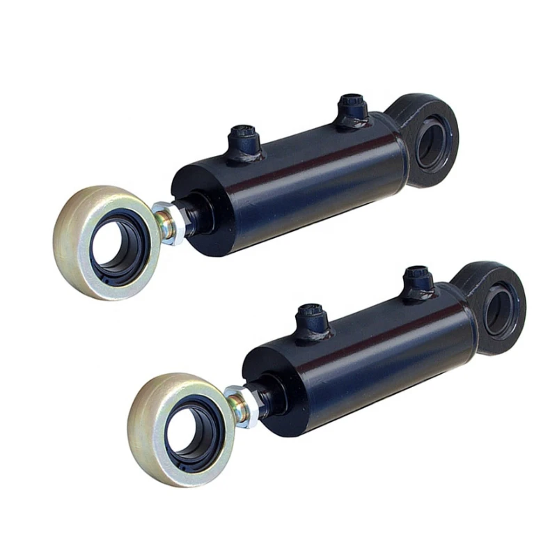 custom or standard double acting through hole welded hydraulic cylinder