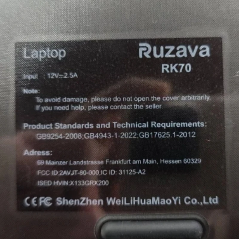 For Ruzava RK60 4062147-2S Laptop Substitute Battery 5074116PV-2S1P For Ruzava RK70 14inches Notebook