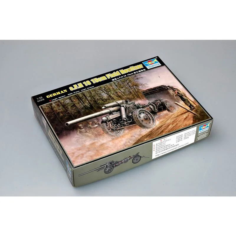 

Trumpeter масштаб 1/35, немецкая модель s.FH 18, полевая военная пластиковая сборка 150 мм # 02304