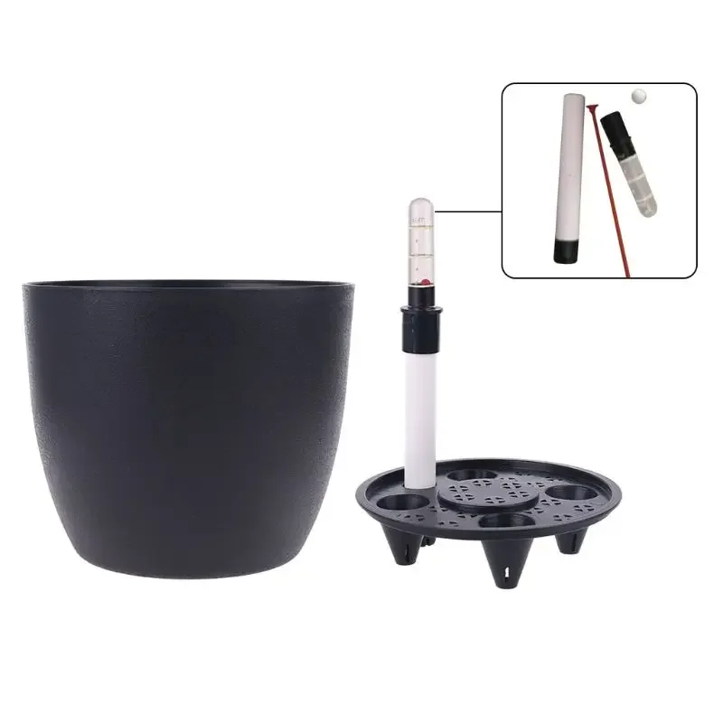 Self Watering Planters Flower Pots Indoor with Water Level Indicators 6x5''