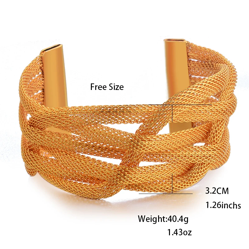 Ethiopian Gold Color Bangles For Women Girls Dubai Bridal Wedding Bracelets Moroccan African Jewelry Gift