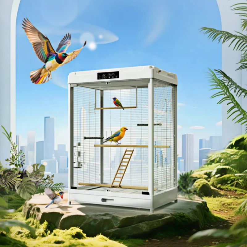 

Smart Pet Cabin Smart Bird Cage Parrot Cage Circulation Temperature-Controlled