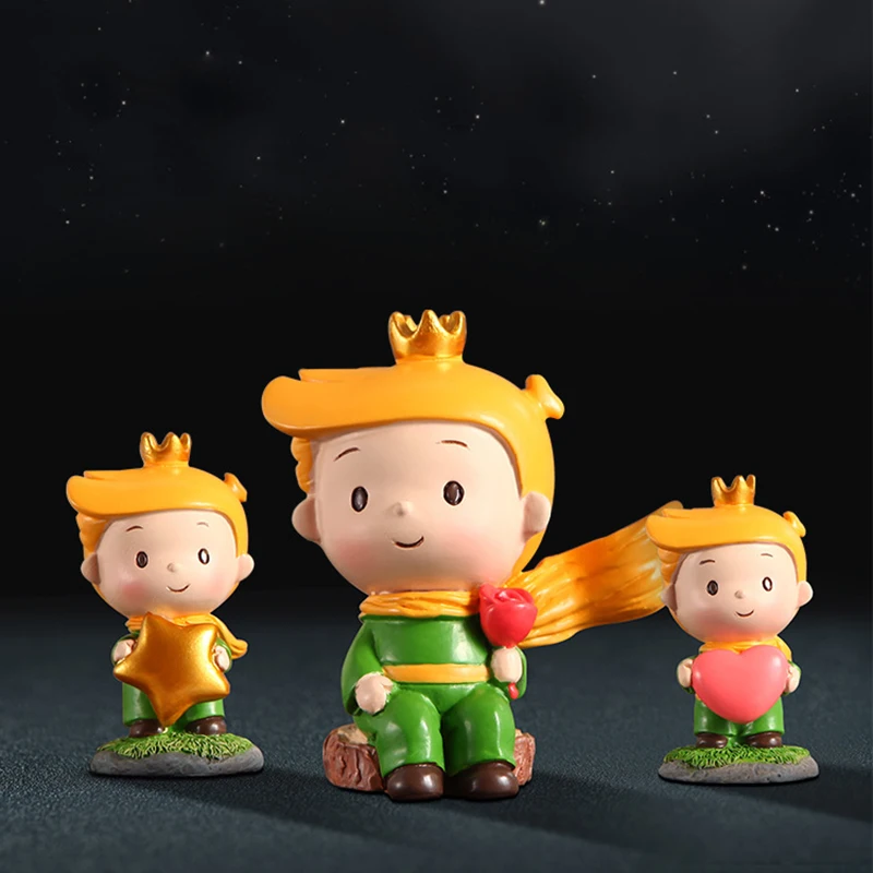 The Little Prince Nordic Desktop Home Decoration Ornament Creative Living Room Simple Modern Car Baking Resin Crafts