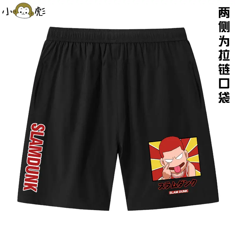 2024 New SLAM DUNK Anime Sakuragi Blossom Road Liuchuan Maple pantaloncini Casual ragazzi e bambine pantaloni a cinque punti per bambini