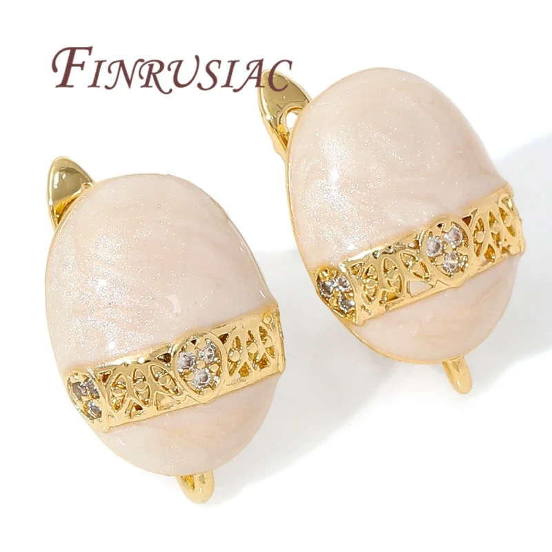 18K Gold Plated Fasteners For Earrings,Luxury Earring Hooks,Handmade DIY Women's Earring Jewelry Making,Shvensy Earwires