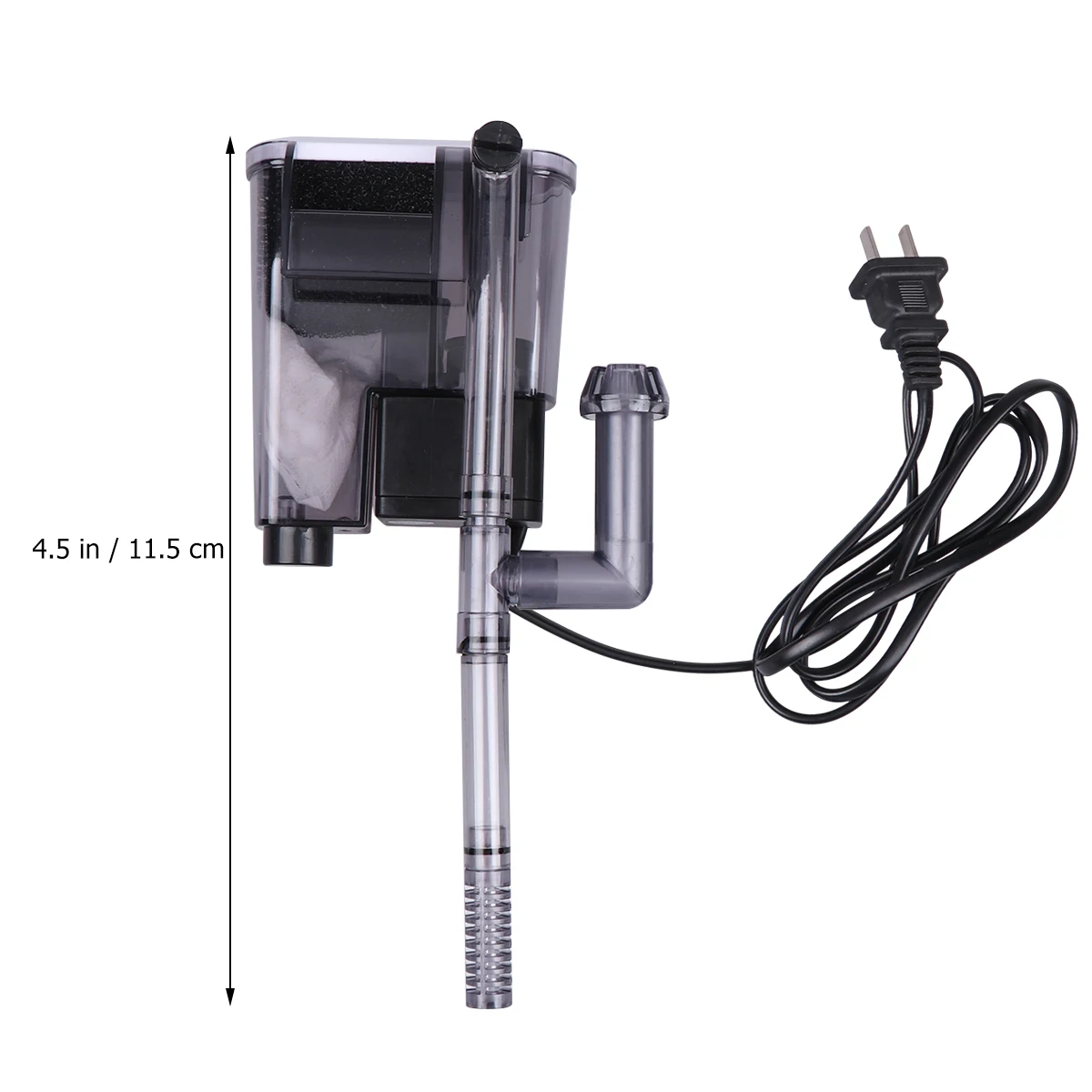 

Hanging Filter Wall Mounted Aquarium Filtration System 2.5W Xp-03 Waterfall Design Biochemical Physical Filter Fish Tank