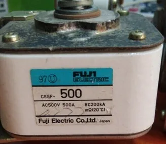 Fuses: CS5F-500 500A 500Vac / CS5F-450 CS5F-500-P CS5F-550 CS5F-630 CS5F-700 CS5F-800 500Vac aR